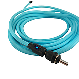 Магнітний кабель USLION 2 в 1 / Type-C - USB / 540 градусів / Круглий / 200 см. / Блакитний, фото 5