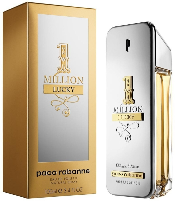 Чоловіча туалетна вода Paco Rabanne 1 Million Lucky 100 ml. Пако Рабан 1 Мільйон Лакі 100 мл.