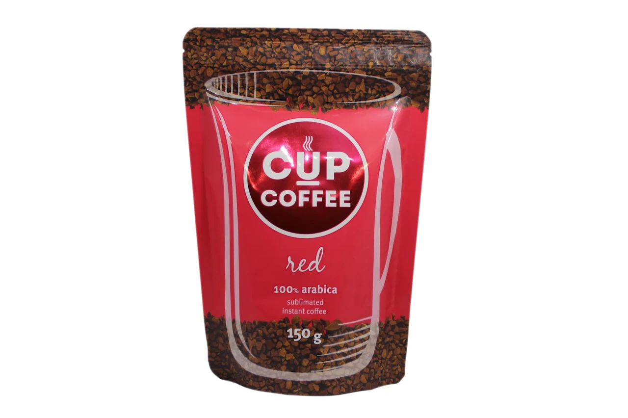 Сублімована розчинна кава Cup Coffee Red 100% арабіка 150 грамів, фото 1
