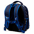 Шкільний каркасний рюкзак Yes синій 15 л, фото 3
