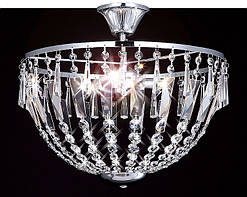 Кришталево-прозора люстра