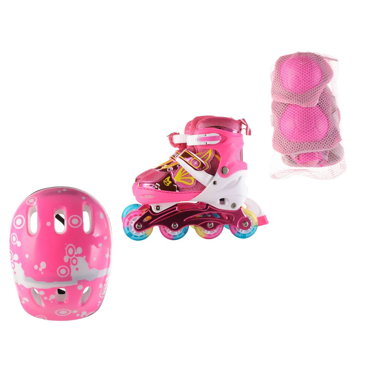 Ролики Комбо, комплект із захистом дитячі та підліткові., фото 1