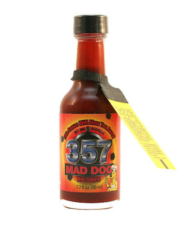 Гострий соус 357 Mad Dog MINI Hot Sauce 3млн., 50мл.🌶️🌶️🌶️🌶️🌶️