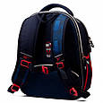 Шкільний каркасний рюкзак Yes синій 15 л, фото 4