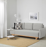 GRUNNARP Розкладний диван 3-місний, світло-сірий804.856.30, фото 3