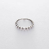 Серебряное кольцо с шариками и фианитом 112141. Zipexpert