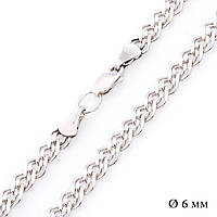 Серебряная родированная цепочка плетение 
Нонна Р010672. Zipexpert