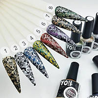 КРАСКА ДЛЯ СТЕМПИНГА YONAILS STAMP, краска для дизайну,