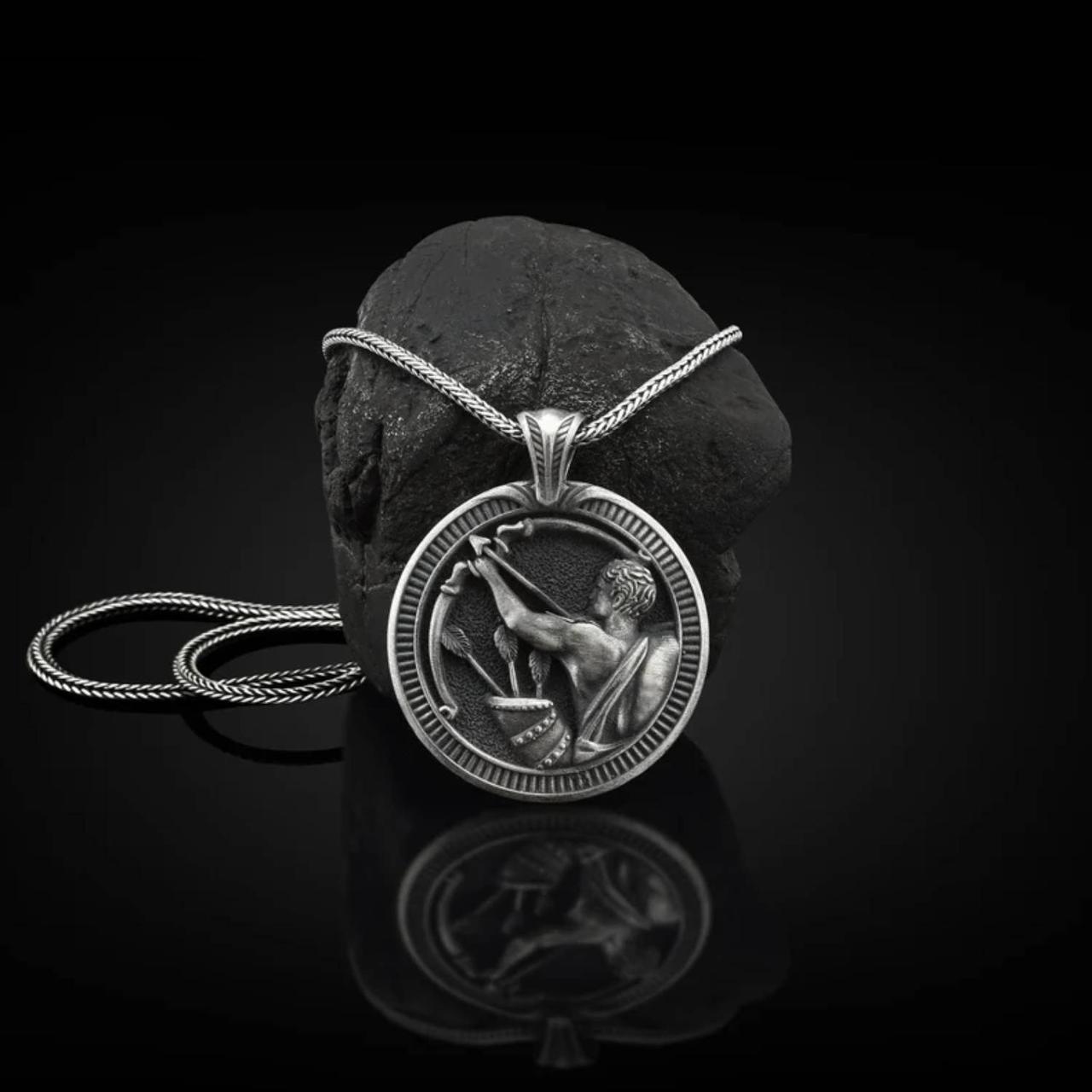 Срібний кулон "Знак зодіаку Стреселець" 133200стрілець доп знижка під час купівлі Zipexpert ZIPEXPERT, фото 1