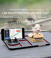 Силіконовий протиковзний килимок органайзер тримач в авто "Super Chief"