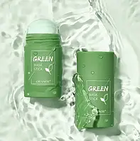 Маска Green Mask.Маска-стік для обличчя з глиною та зеленим чаєм / Глиняна маска для глибокого очищення