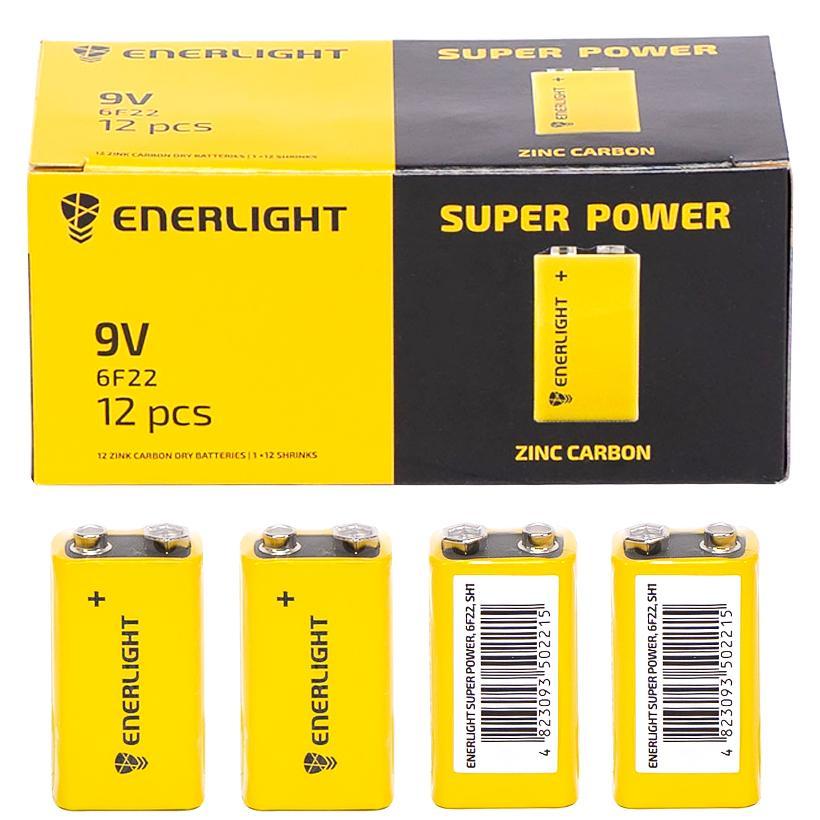 Батарейка сольова Крона 9V ENERLIGHT