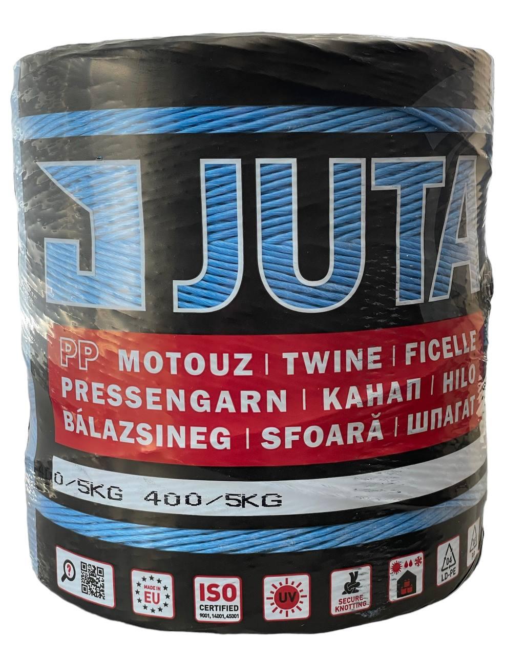 Шпагат поліпропіленовий JUTA (ЮТА) PP400 Чехія Оригінал 126 кг