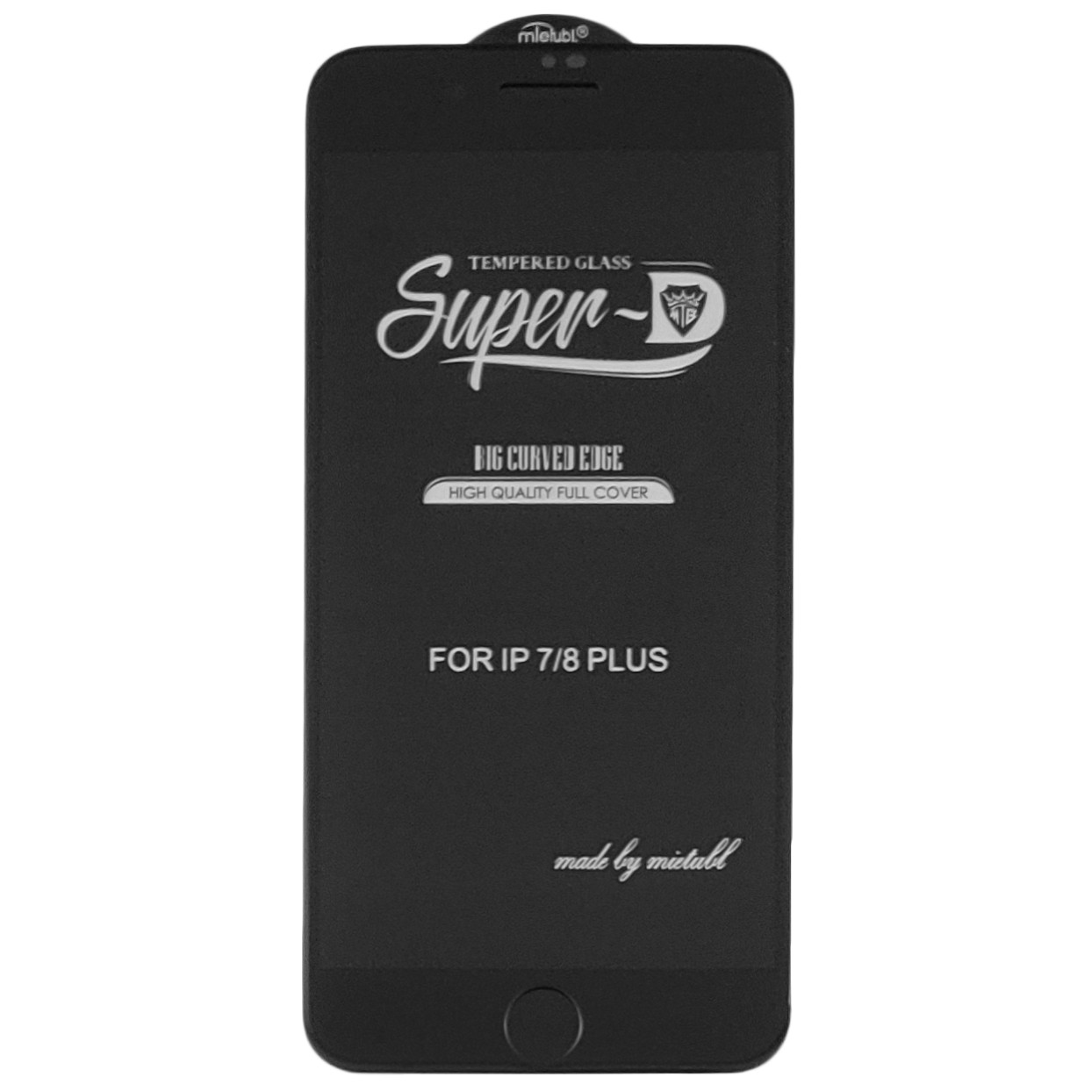 Захисне скло Mietubl SuperD для Apple iPhone 7 Plus / 8 Plus (тех.пак.) Black, фото 1