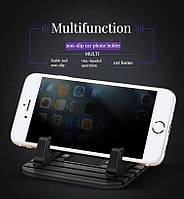 Силіконовий протиковзний тримач в авто "Super Chief". Silicone Black