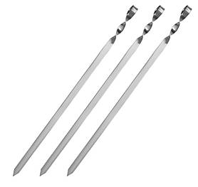 Шампур плоский для Люля-Кебаб товщина 3 мм, довжина 70 см, ширина 20 мм