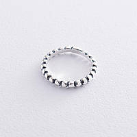 Серебряное кольцо с чернением 112123. Zipexpert