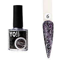 КРАСКА ДЛЯ СТЕМПИНГА YONAILS STAMP, краска для дизайну, 6