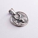 Серебряный кулон "Знак зодиака Телец" 133221тілець Zipexpert ZIPEXPERT, фото 10