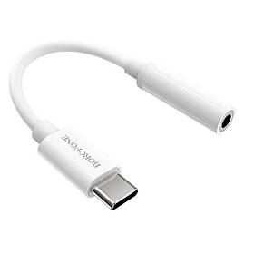 Адаптер BOROFONE BV13 Type-C to 3.5 Digital audio converter White lly