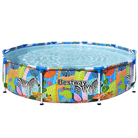 Басейн каркасний дитячий Bestway 56985 розмір 305x66 см, об'єм 4602л, фото 1