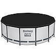 Басейн каркасний Bestway 5618W габарити 396x122см, об'єм 12690л (картриджний фільтр-насос, драбина, тент), фото 7