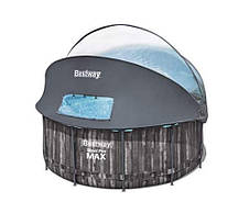 Басейн каркасний Bestway 5619K габарити 366x122 см, об'єм 10250 л (картриджний фільтр, тент, навіс, драбина), фото 3