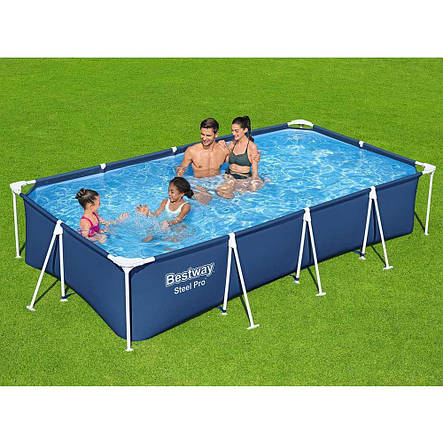 Басейн каркасний Bestway 56405 габарити 400x211x81 см, об'єм 5700 л, фото 3