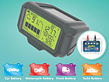 Монітор стану автомобільного акумулятора 12 В BATTERY MONITOR з дисплеєм, фото 3