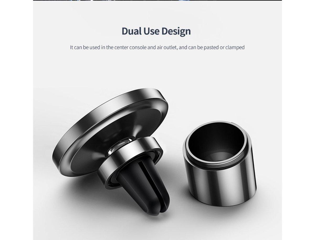 Тримач для мобiльного Baseus Magnetic Car Mount (For Dashboards and Air Outlets) Black (SULD-01)