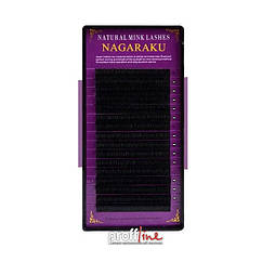 Вії для нарощування Nagaraku чорні 0.12 C 11 мм