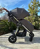 Коляска прогулочная Carrello SUPRA (надувные колеса, москитная сетка) CRL-5510 Carbon Grey