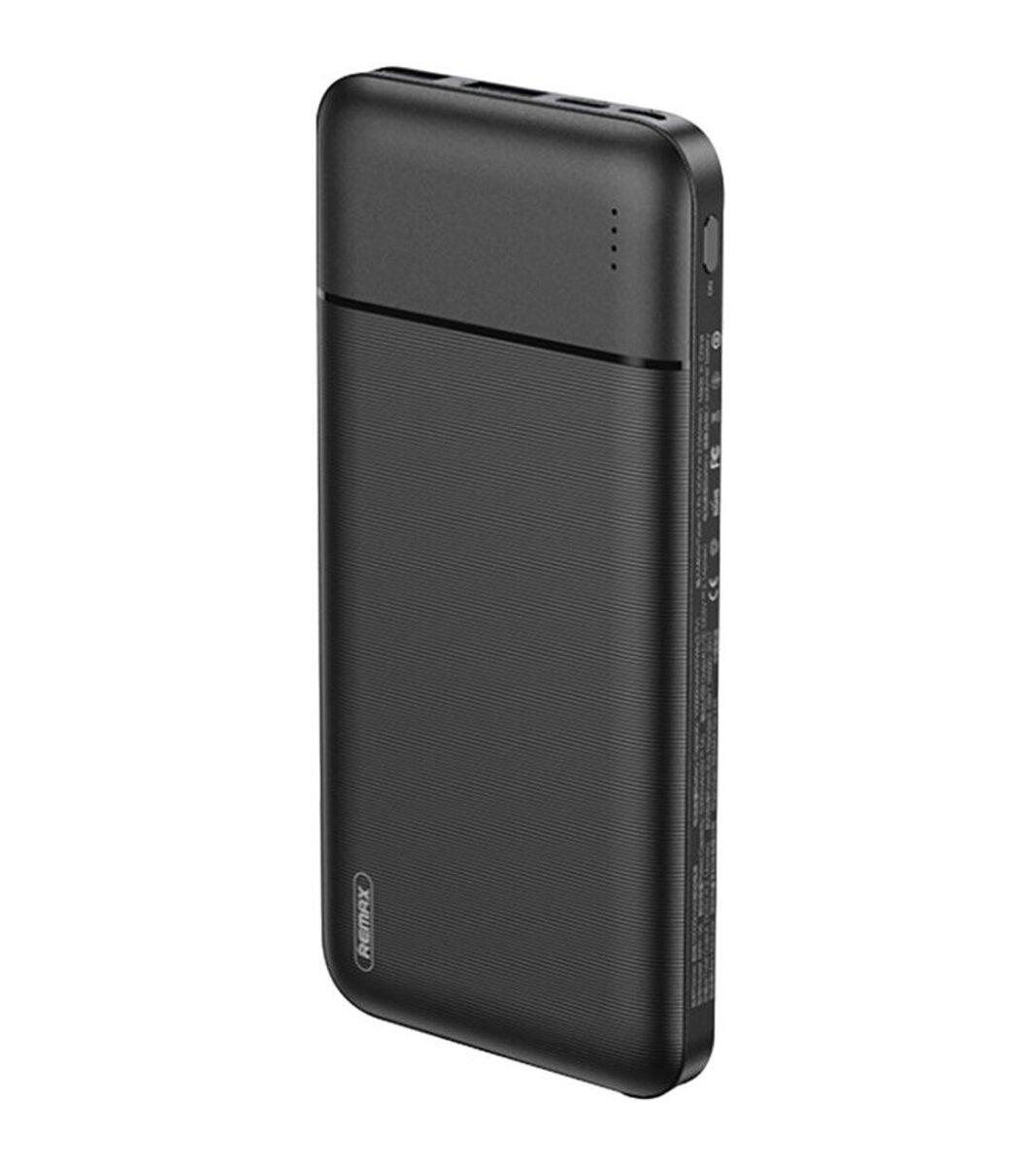 Зовнішній акумулятор REMAX Lango Series 10000mAh 2USB Power Bank RPP-96 Black (RPP-96 Black)