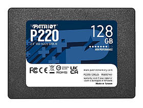 Накопичувач SSD Patriot P220 128GB 2.5" 7mm SATAIII lly