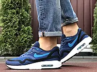 Мужские кроссовки Nike Найк Air Max Zero QS, синие с черным и белым. 42