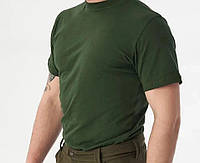 Футболка военная тактическая, футболка для военнослужащих, армейская солдатская футболка летняя олива