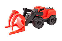 Навантажувач ТехноК 8577, вилковий, трактор з ковшем, дитяча іграшка, будівельна техніка для дітей