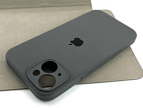 Чохол на iPhone 14 накладка бампер Soft Case Full силіконовий original темно-сірий