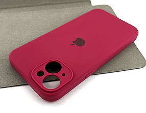 Чохол на iPhone 14 накладка бампер Soft Case Full силіконовий original бордовий