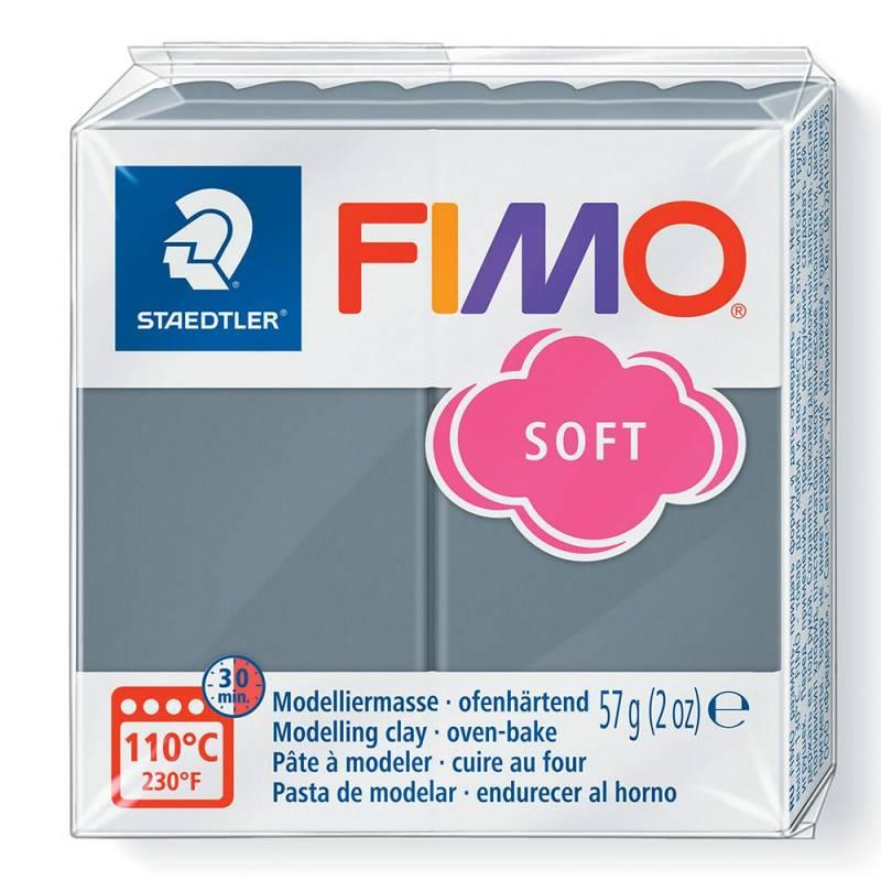Пластика Soft, Штормовий сірий, 57 г, Fimo