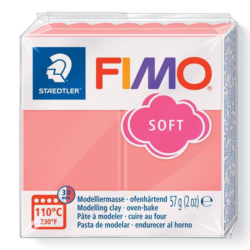 Пластика Soft, Рожевий грейпфрут, 57 г, Fimo