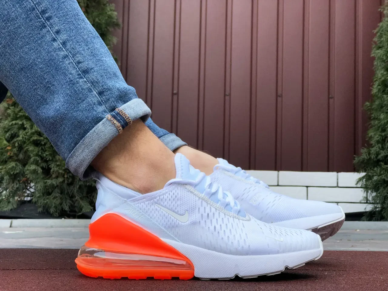 Nike 270 orange et blanche cheap