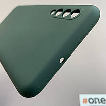 Чохол для Samsung Galaxy A50s чохол накладка із закритою камерою на телефон самсунг а50с темно-зелений q7n, фото 5