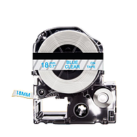 Картридж с лентой для принтера Epson LabelWorks LK5TLN 18 мм 8 м Синий/Прозрачный