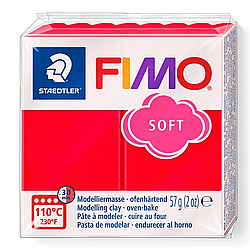 Пластика Soft, Індійська червона, 57 г, Fimo