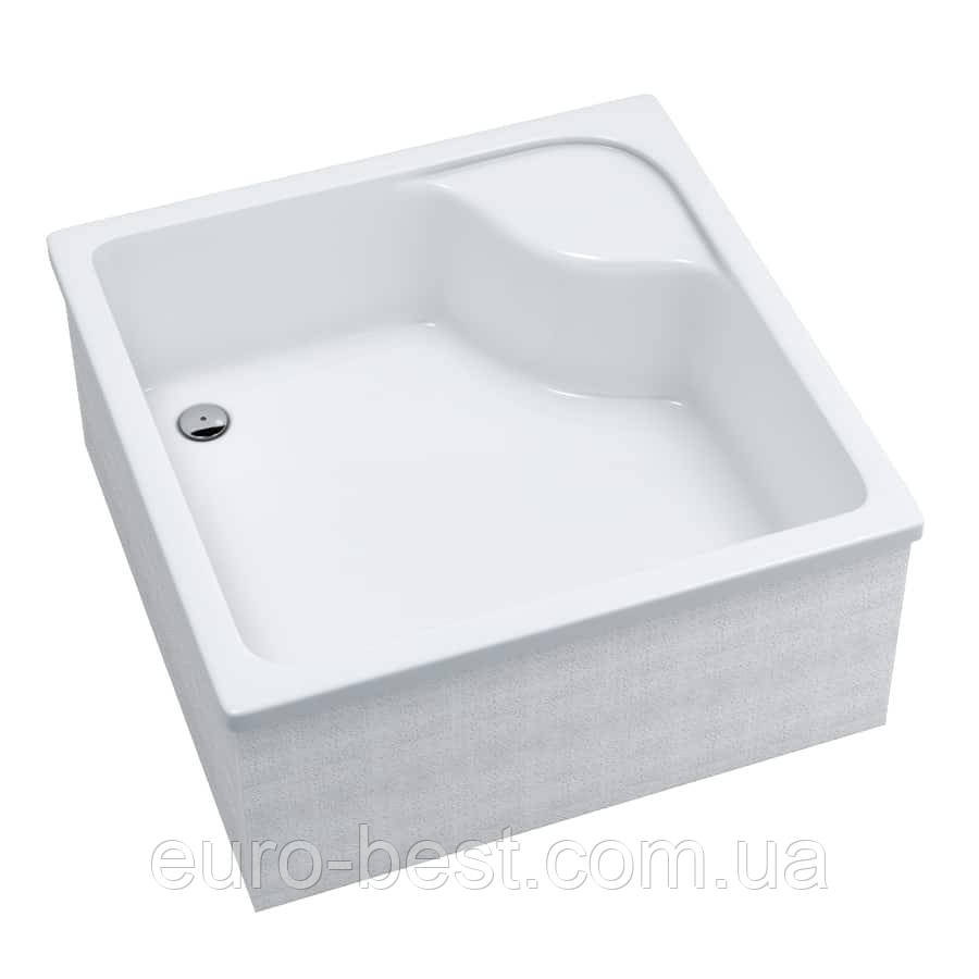 Душовий піддон Schedpol Dante 80x80 квадратний 3.032