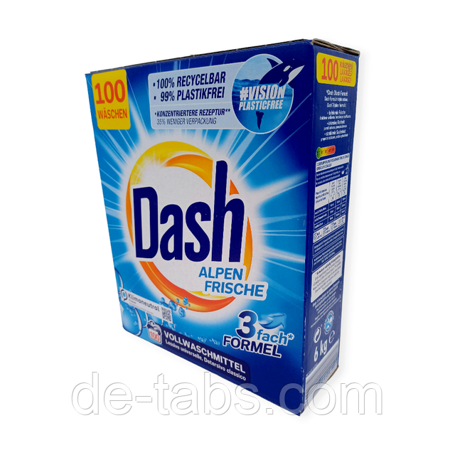 Пральний порошок Dash Alpen Frische 6кг