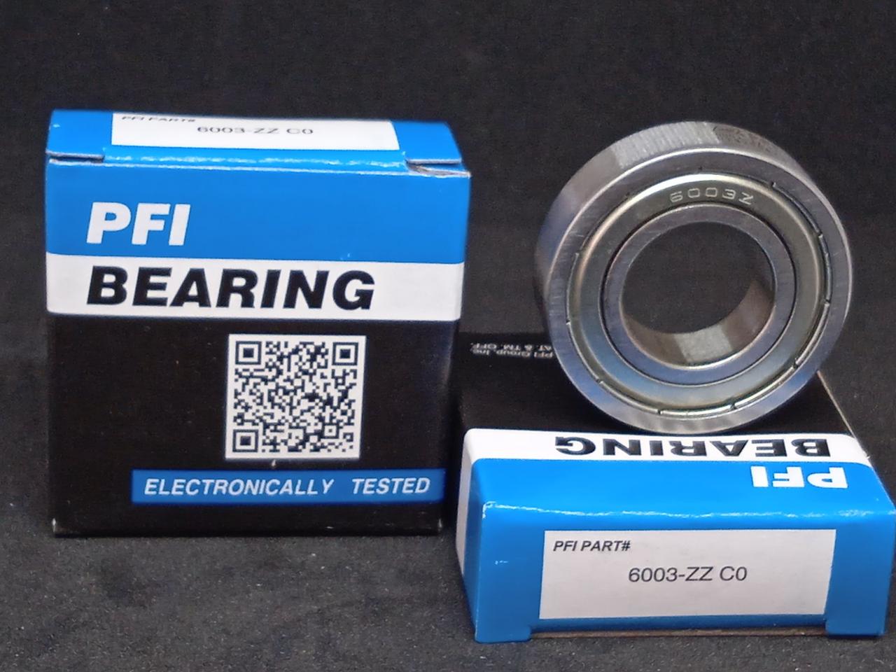 Підшипник 6003 ZZ, 80103 (17*35*10) PFI USA