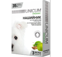 Ошейник от блох и клещей для собак UNICUM ORGANIC 35 см/10