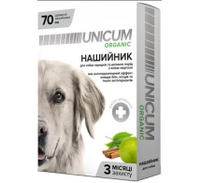 Ошейник от блох и клещей для собак UNICUM ORGANIC 70 см/10